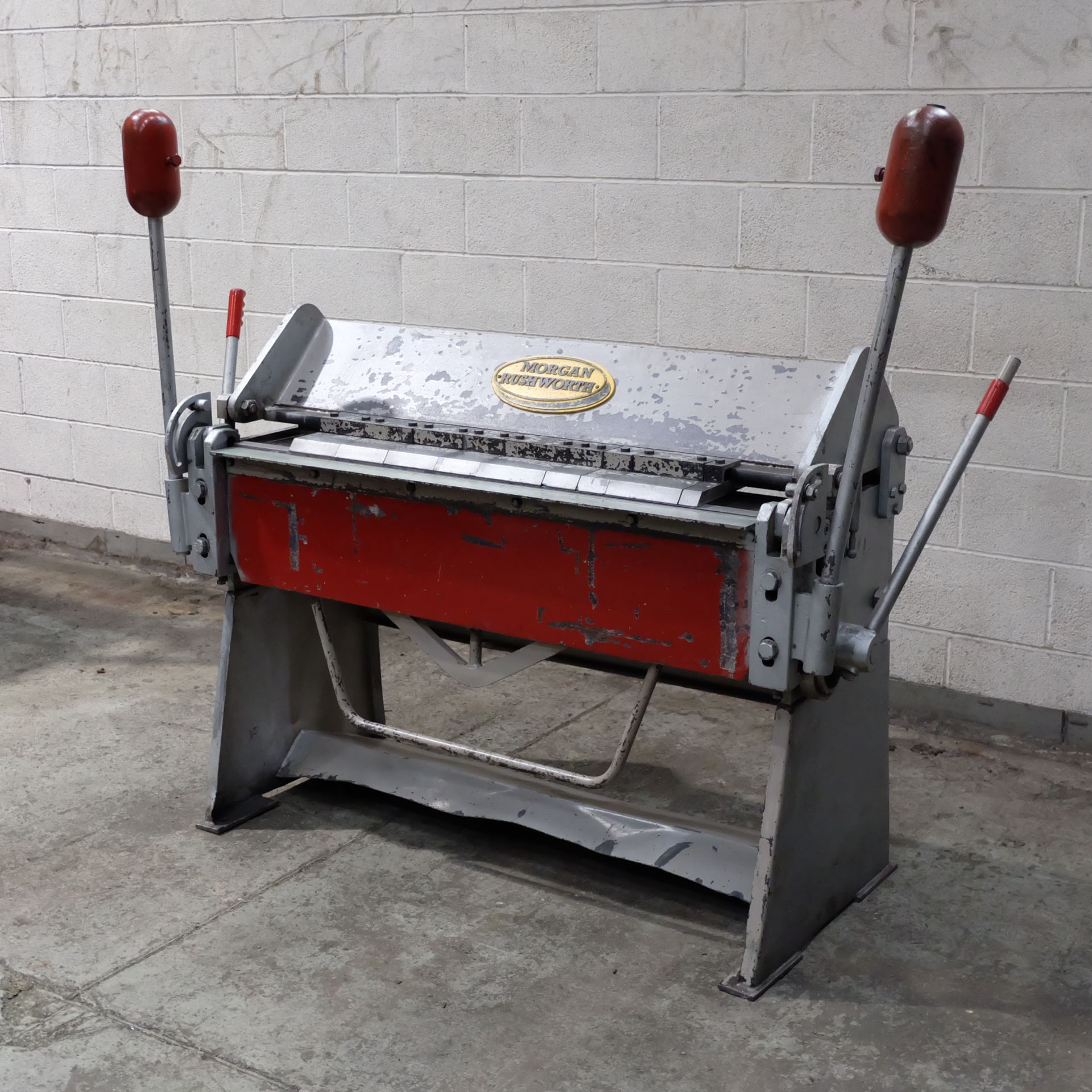 A Morgan Rushworth BP50 Box and Pan Folding Machine, Capacity 50in x 10swg with 38in of Top - Image 2 of 12