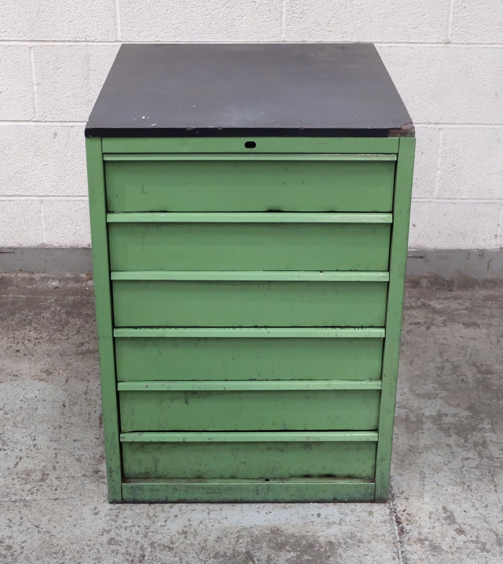 A 6 Drawer Tool Chest, 655mm x 590mm x 820mm High.