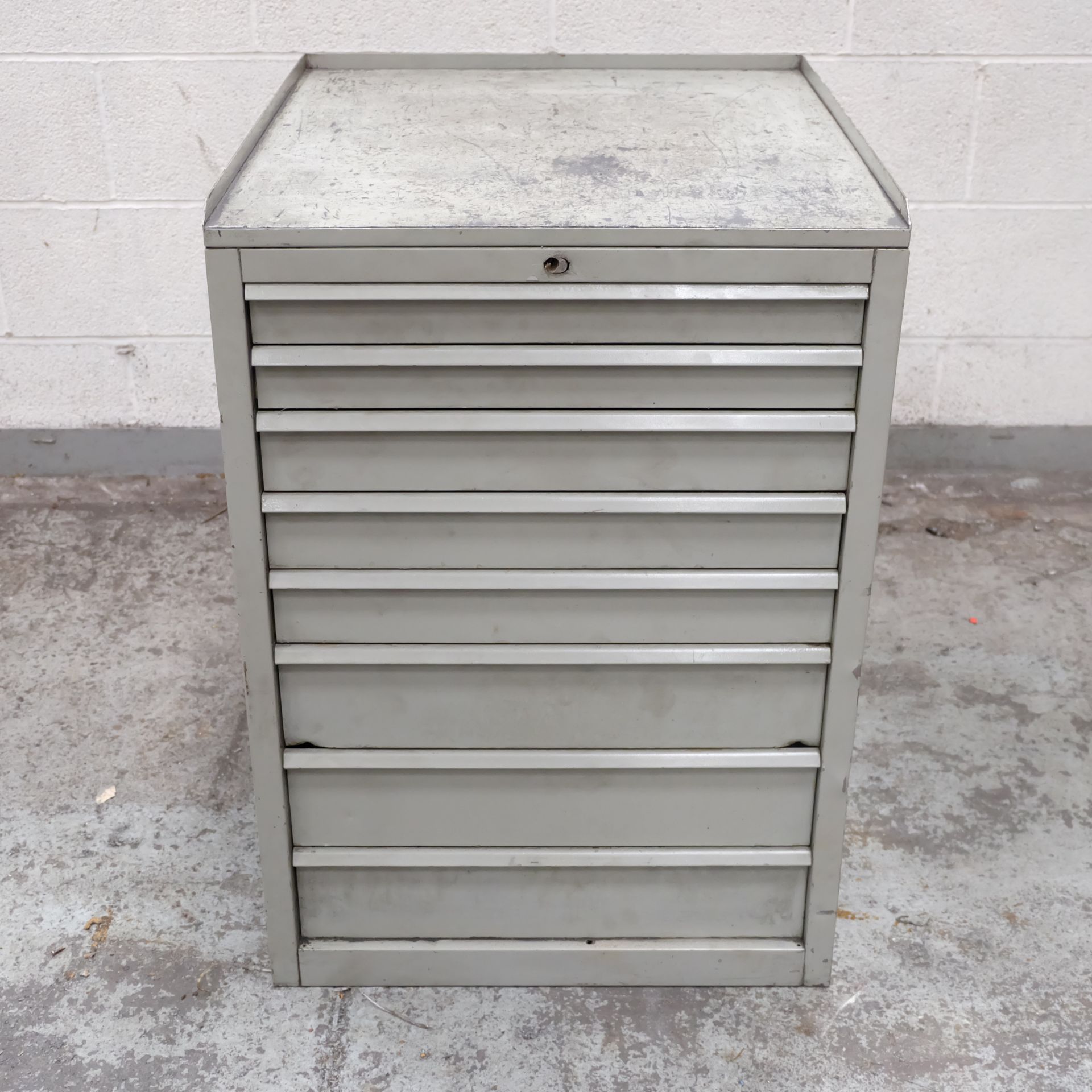 An 8 Drawer Tool Chest, 590mm x 660mm x 820mm High