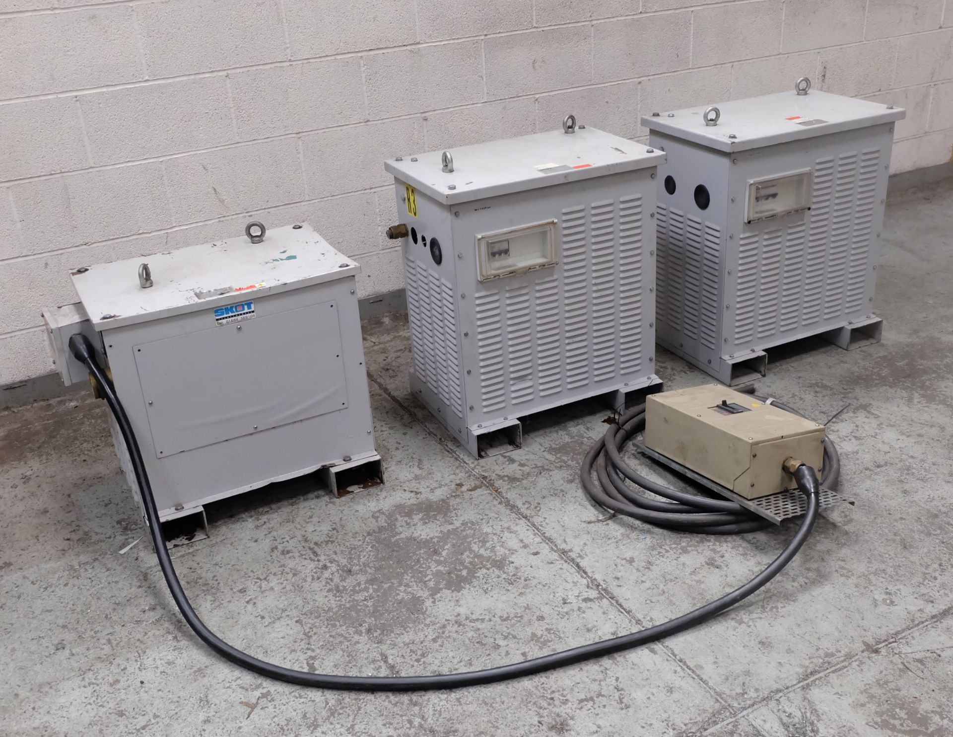 3 IMS Type VT Transformers, Electric/Gas Cabinet M - Image 4 of 18