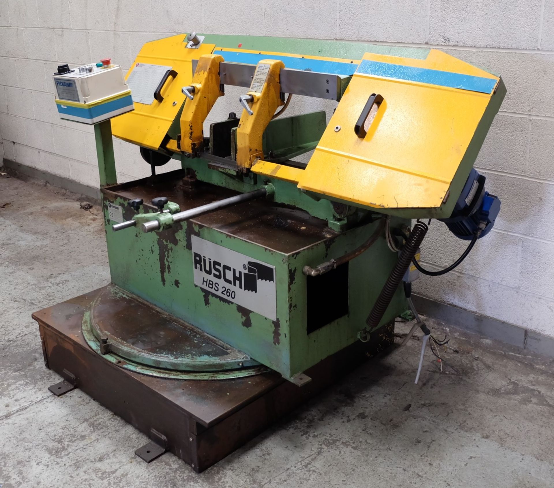 A Rusch Type HBS260 Horizontal Bandsaw, Variable S - Image 3 of 11