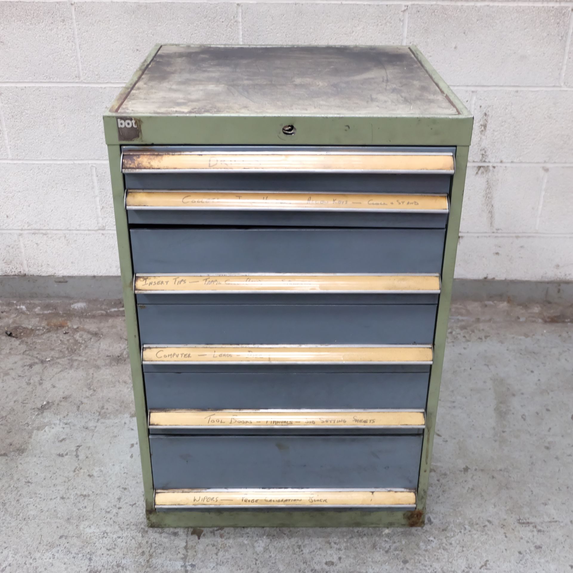 A Bott 6 Drawer Tool Chest, 600mm x 630mm x 900mm