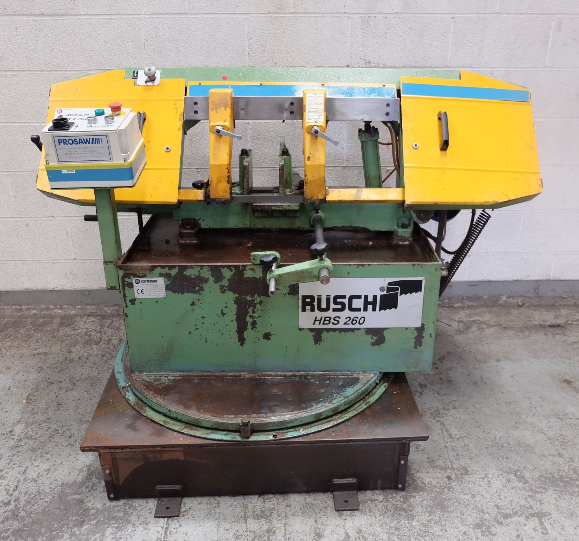 A Rusch Type HBS260 Horizontal Bandsaw, Variable S - Image 2 of 11