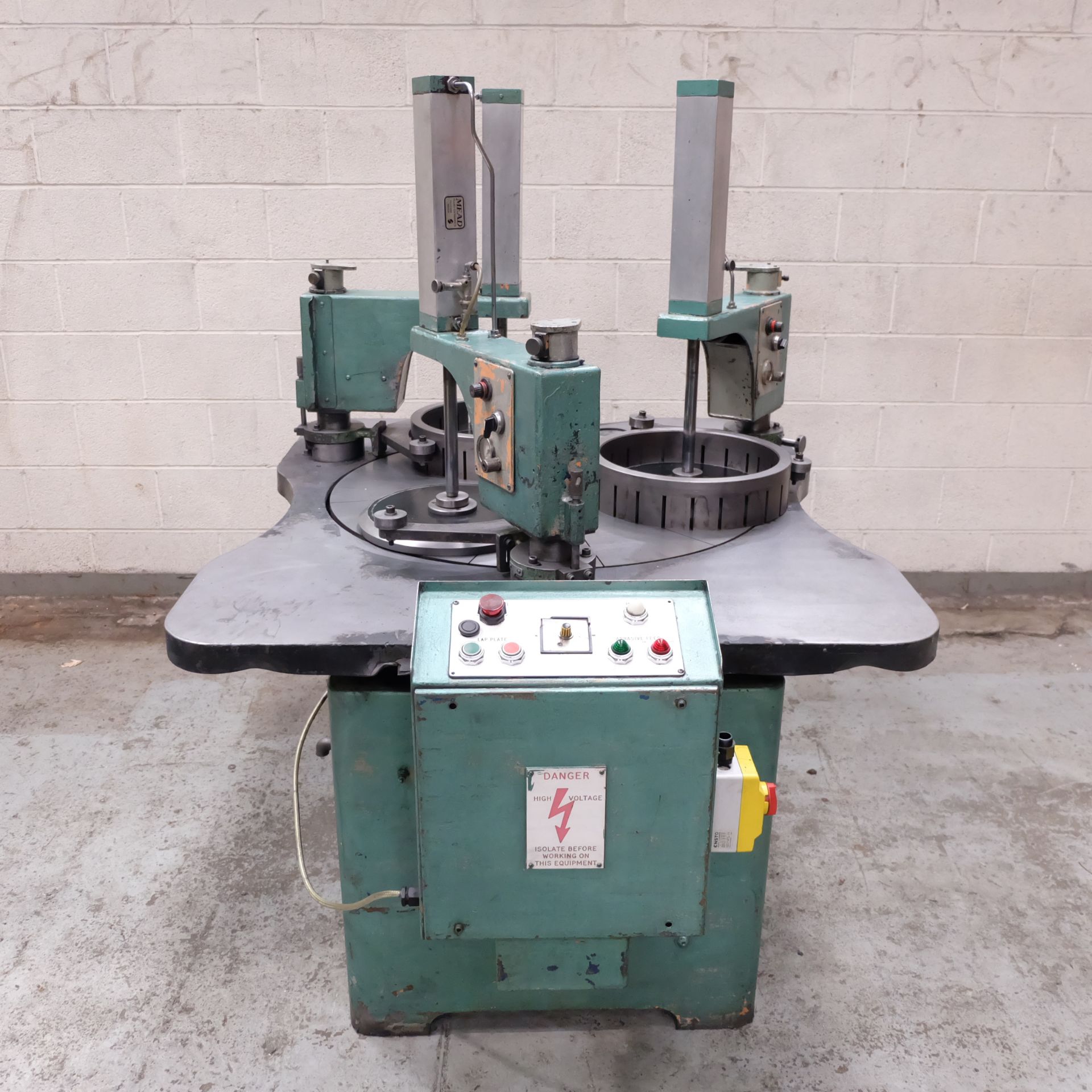 A Precisionlap Model 36 Lapping Machine, Table dia