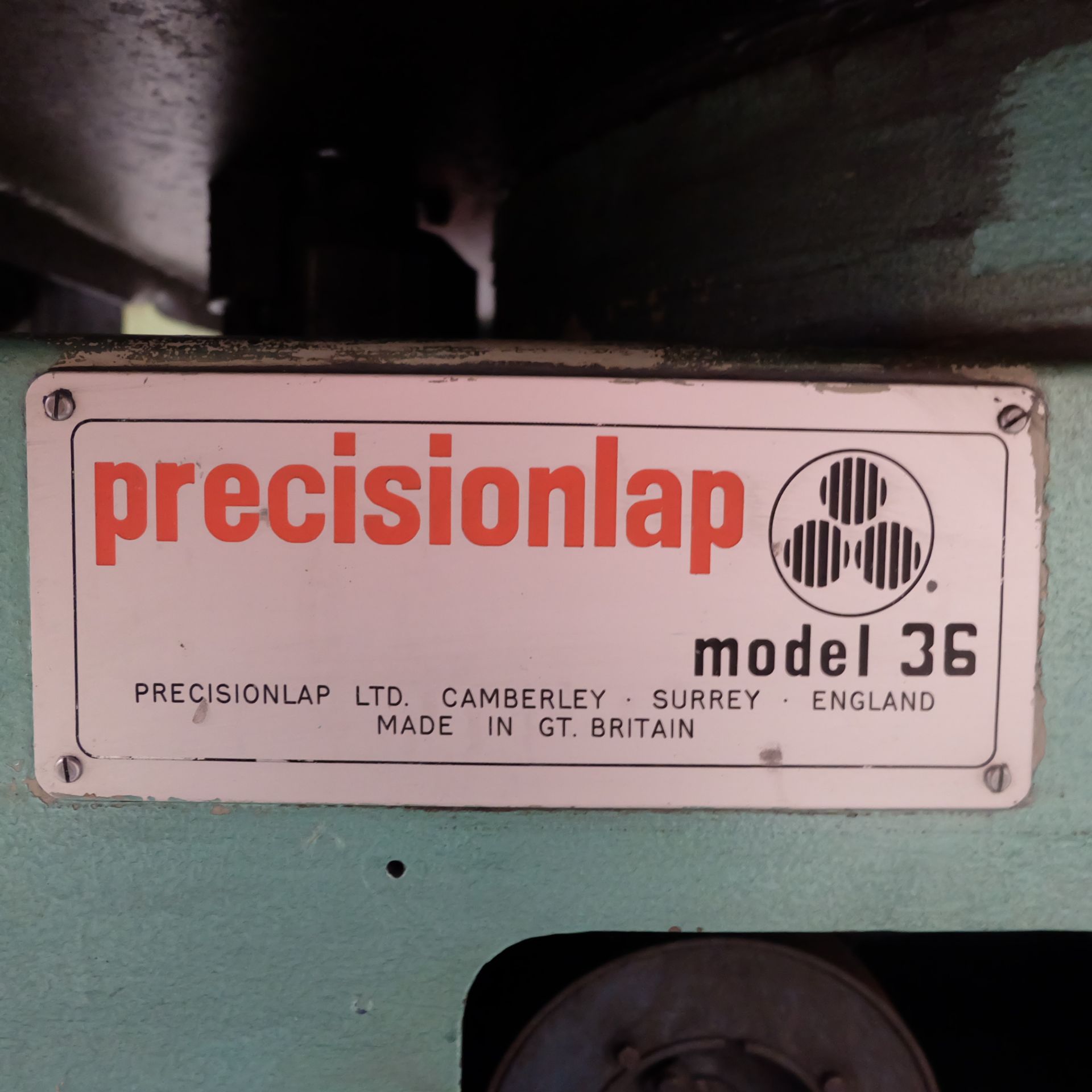 A Precisionlap Model 36 Lapping Machine, Table dia - Image 9 of 10