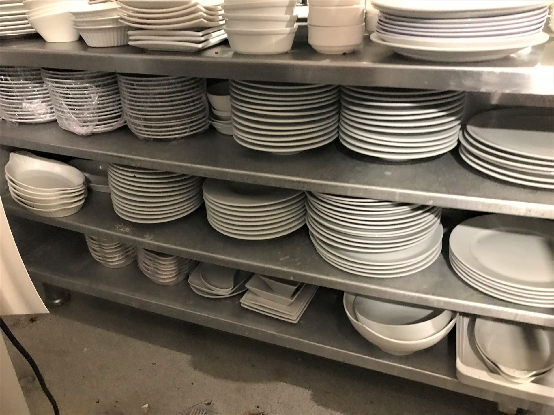 A Large Quantity of Assorted Crockery.