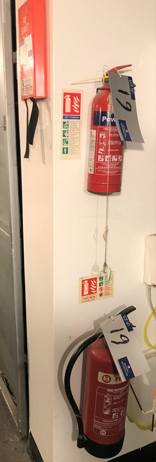 A 6 litre Foam Fire Extinguisher with A 2kg Powder