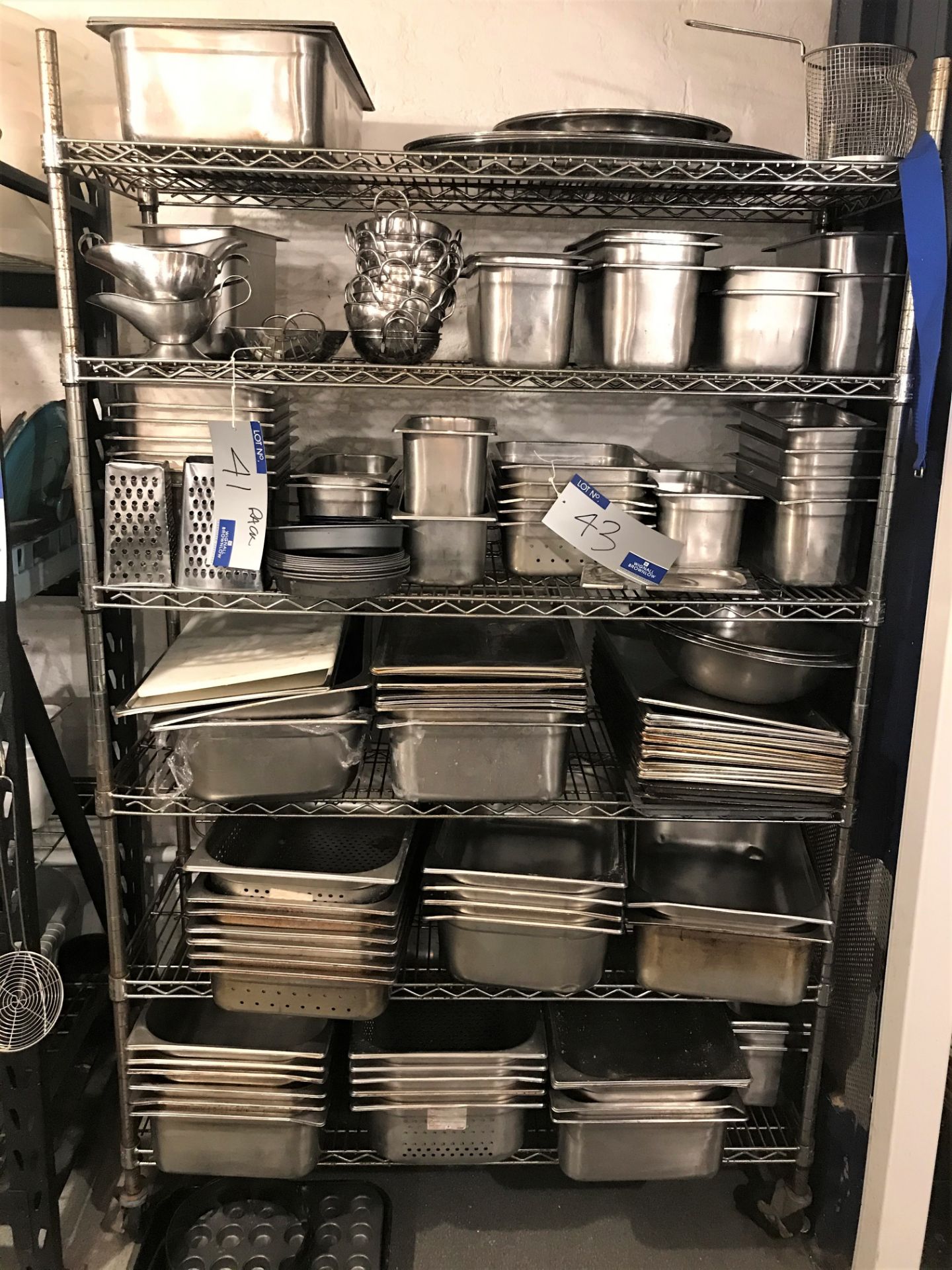 A Quantity of Gastronorm/Bain Marie Pans and Cater
