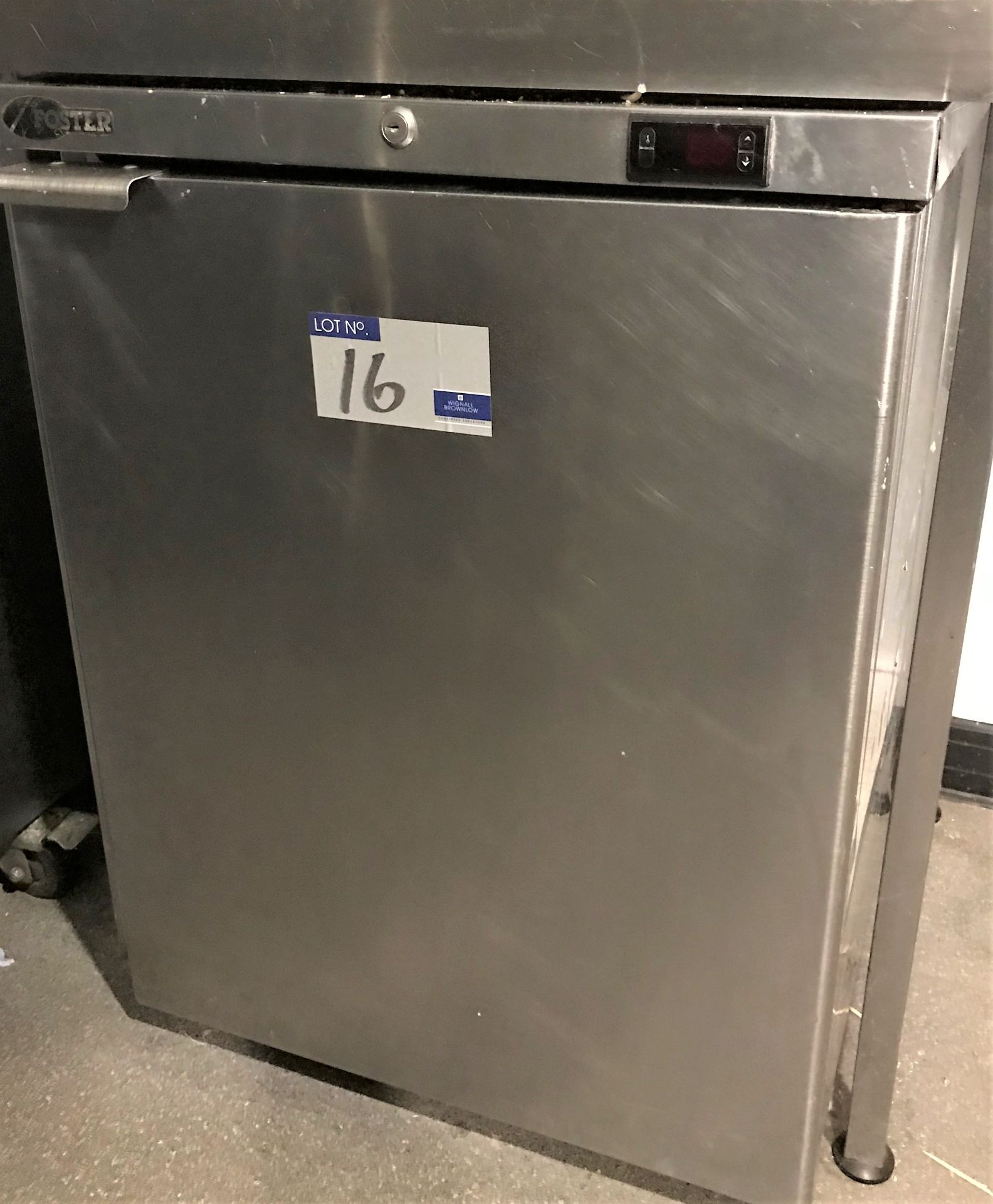 A Foster Stainless Steel Undercounter Freezer, 600