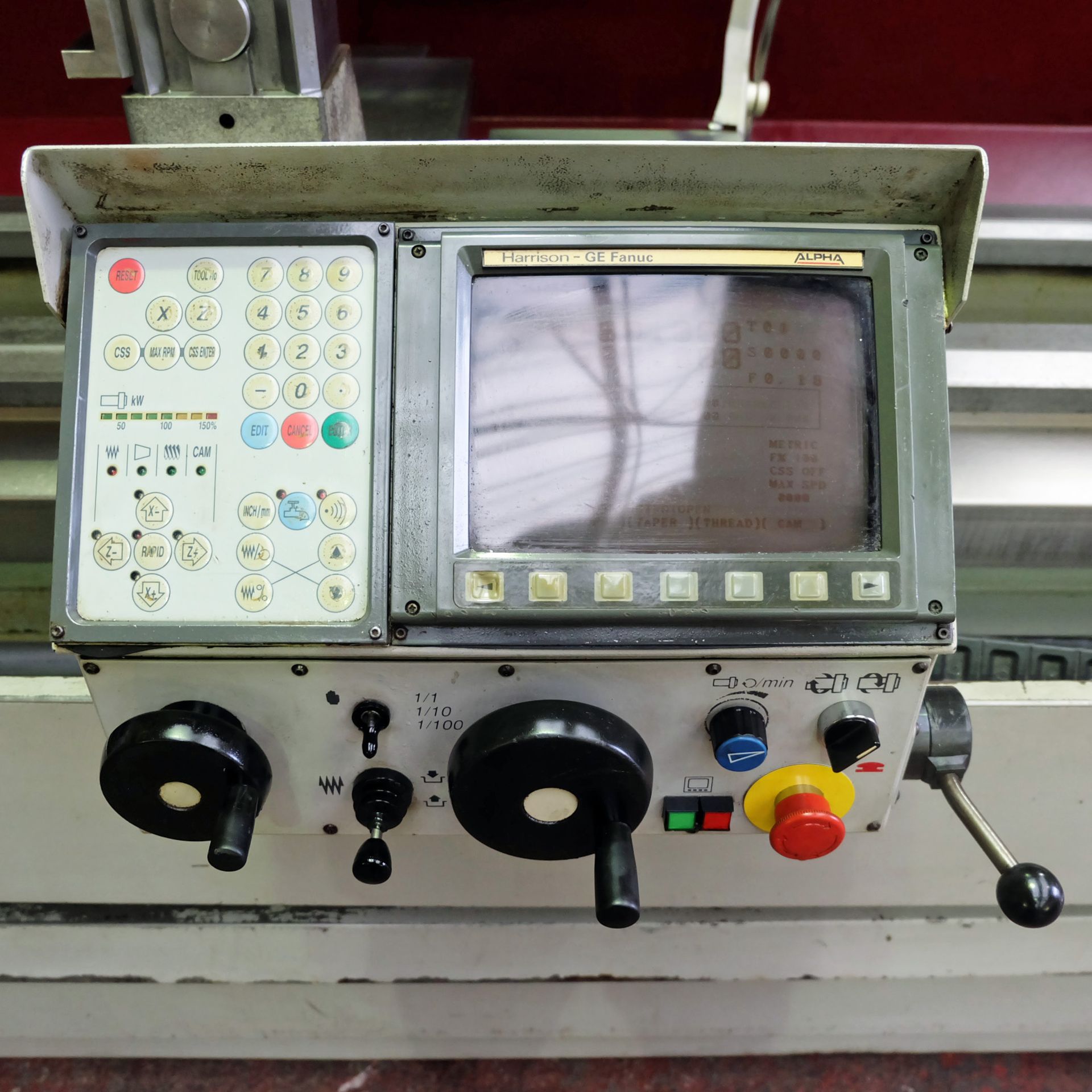 A Harrison Alpha 550 Electronic Centre Lathe - Image 4 of 10