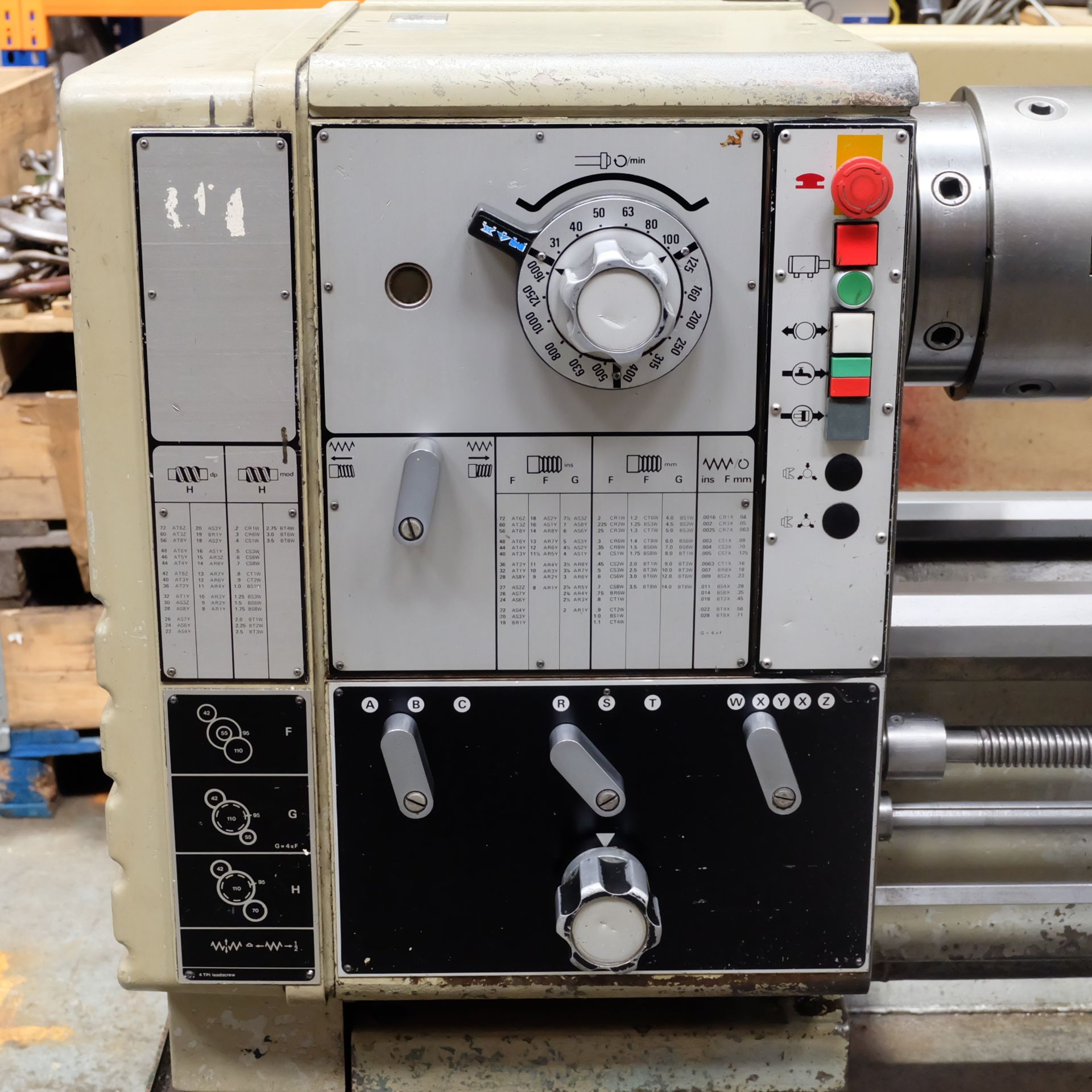 A Harrison Type M500 Gap Bed Centre Lathe, Swing O - Image 4 of 13