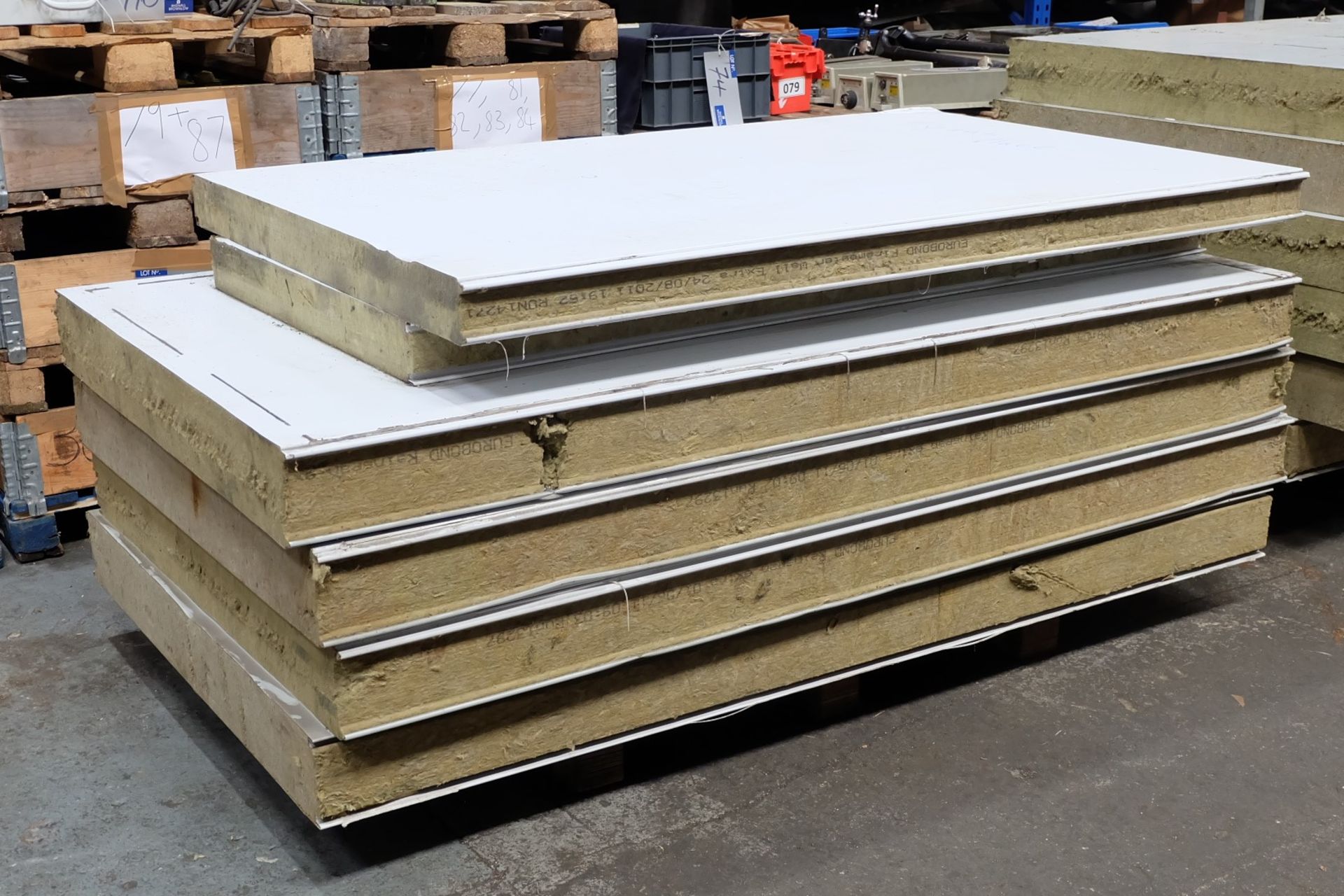 12 Insulated Panels: 9-2100mm x 1200mm x 150mm Thi - Image 7 of 11