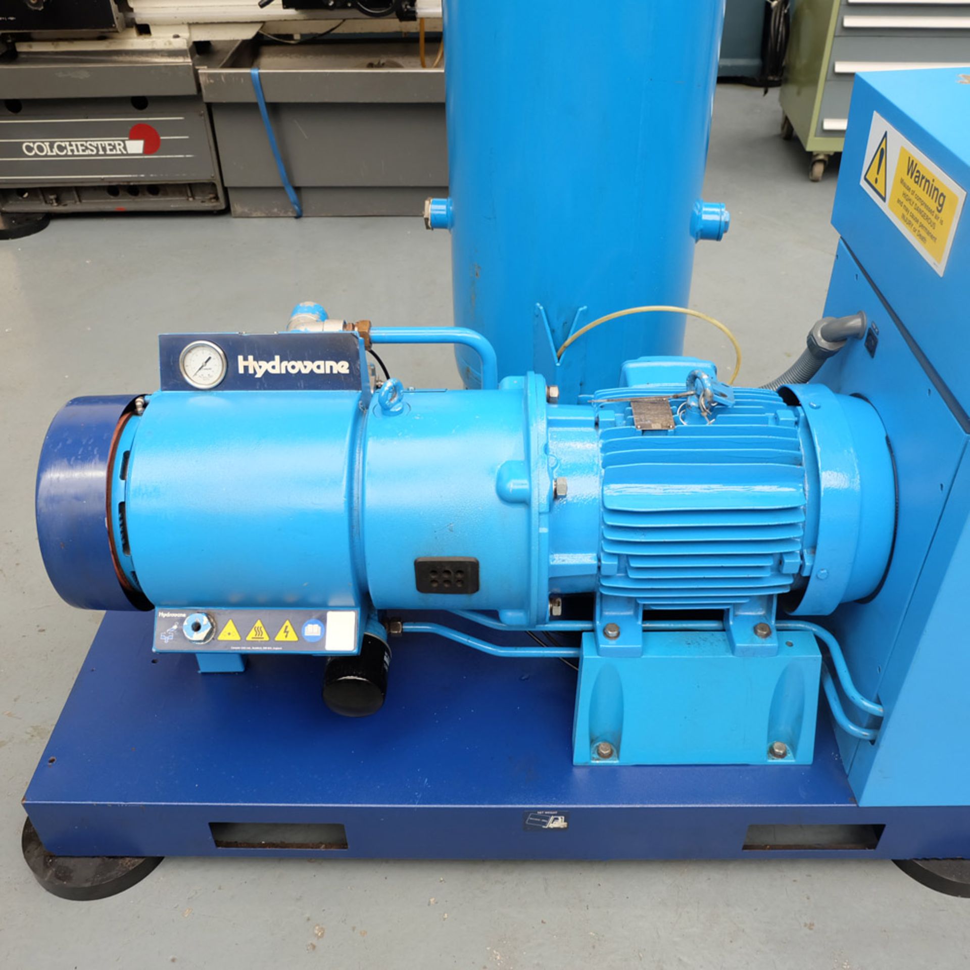 A HYDROVANE Type HV11 Model 711-PSAS08-4035S200 Rotary Air Compressor: Max BAR 9, Motor 11kW, Flow - Image 2 of 7