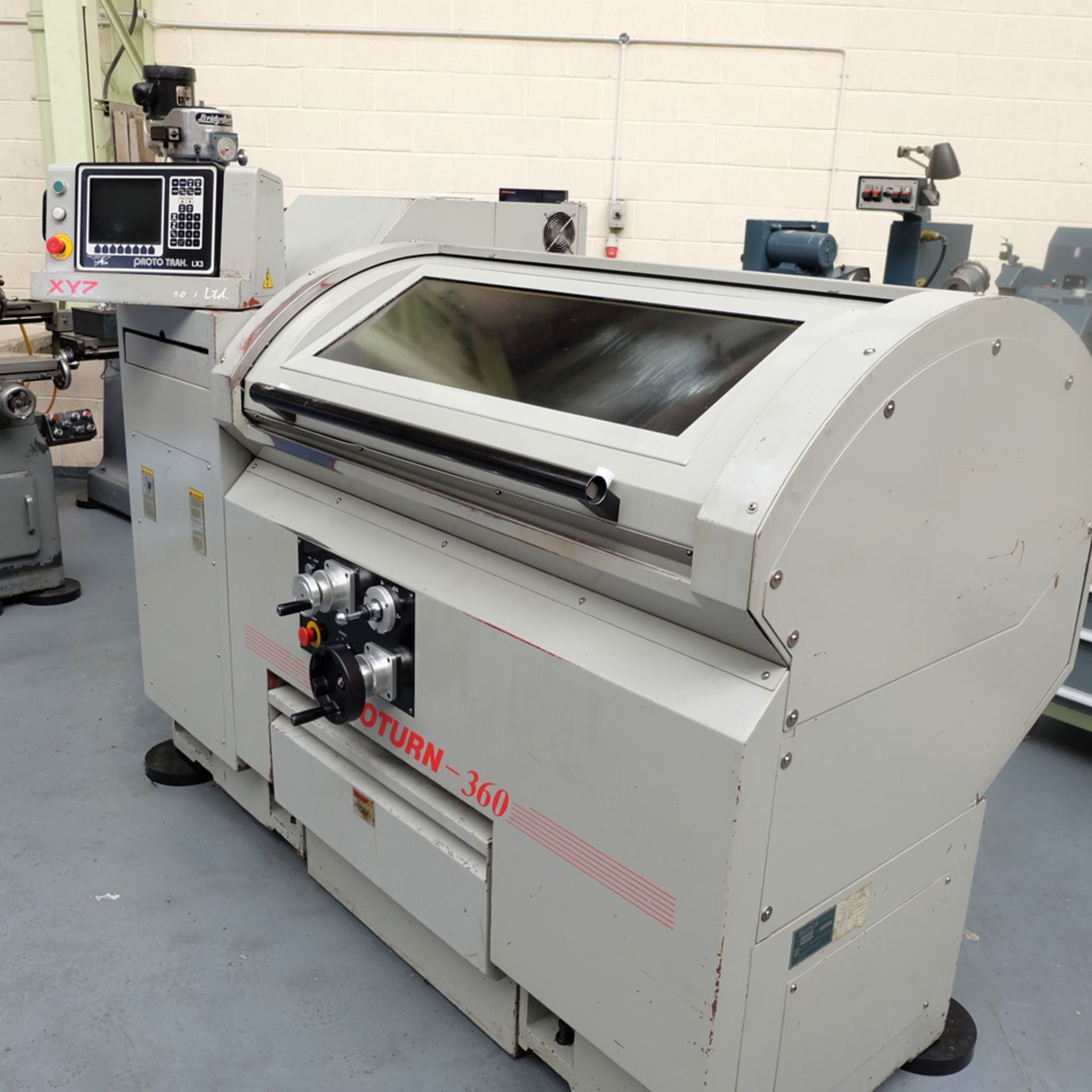 An XYZ Proturn 360 CNC Centre Lathe with Prototrak LX3 Controls: Swing Over Bed 380mm, Swing Over - Image 8 of 9