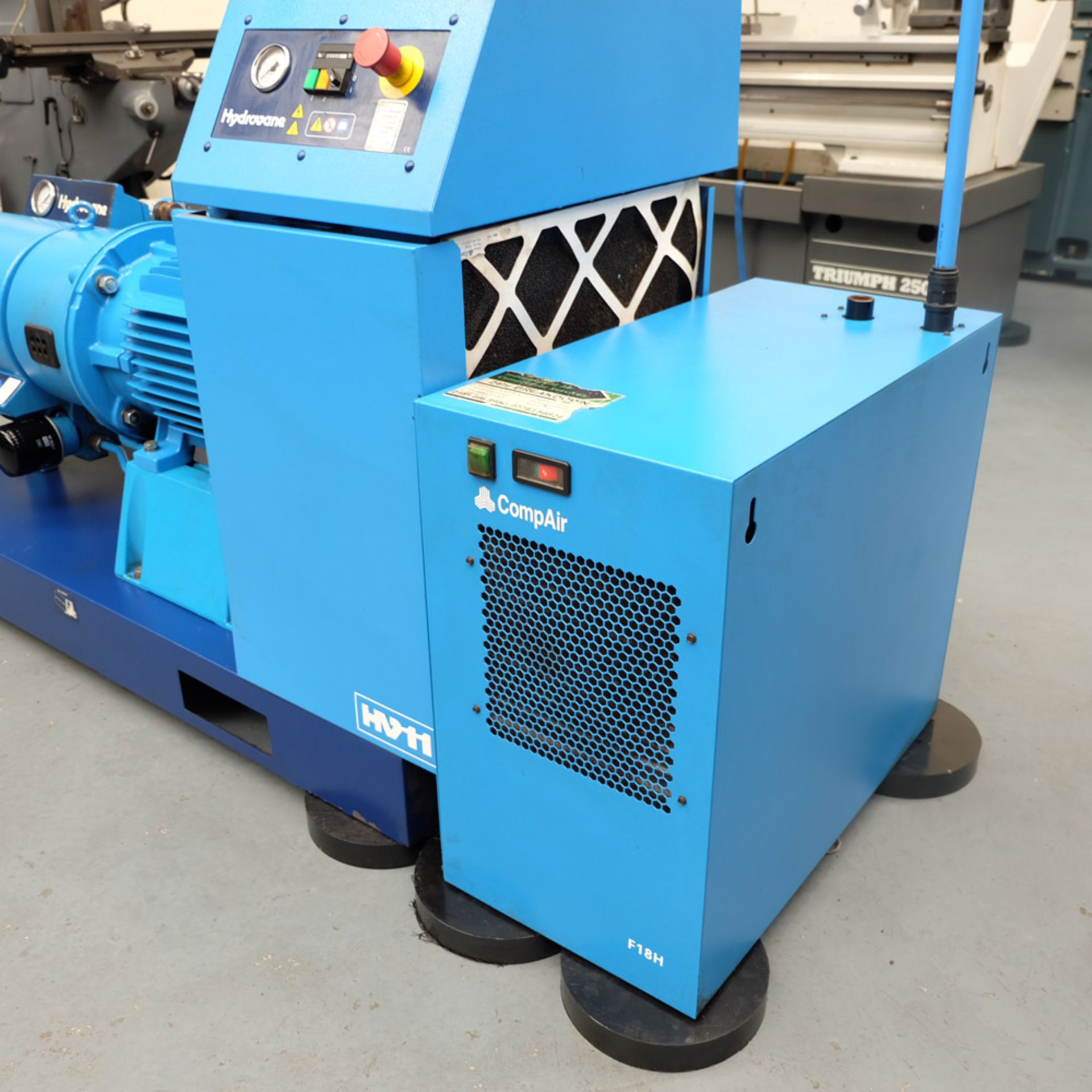 A HYDROVANE Type HV11 Model 711-PSAS08-4035S200 Rotary Air Compressor: Max BAR 9, Motor 11kW, Flow - Image 5 of 7