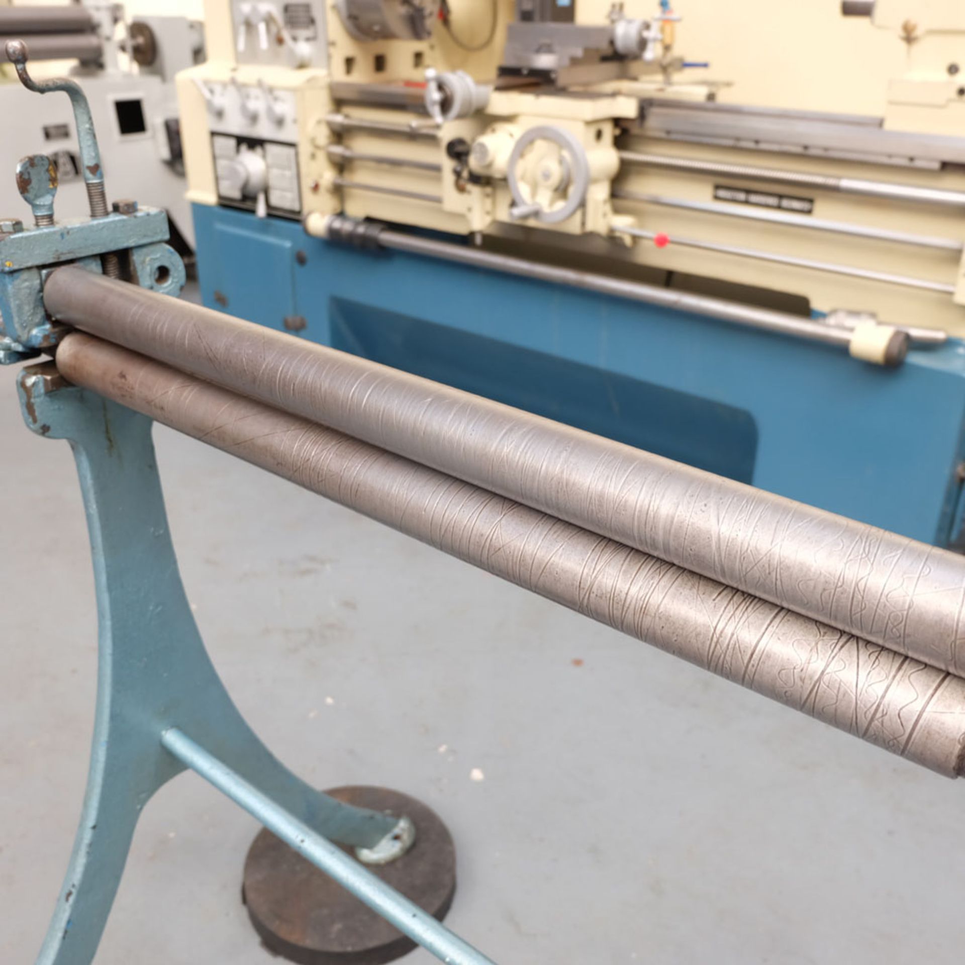 A Set of EDWARDS Initial Pinch Sheet Metal Rolls: Length of Rolls 30in, Diameter of Rolls 1.75in. - Image 4 of 6