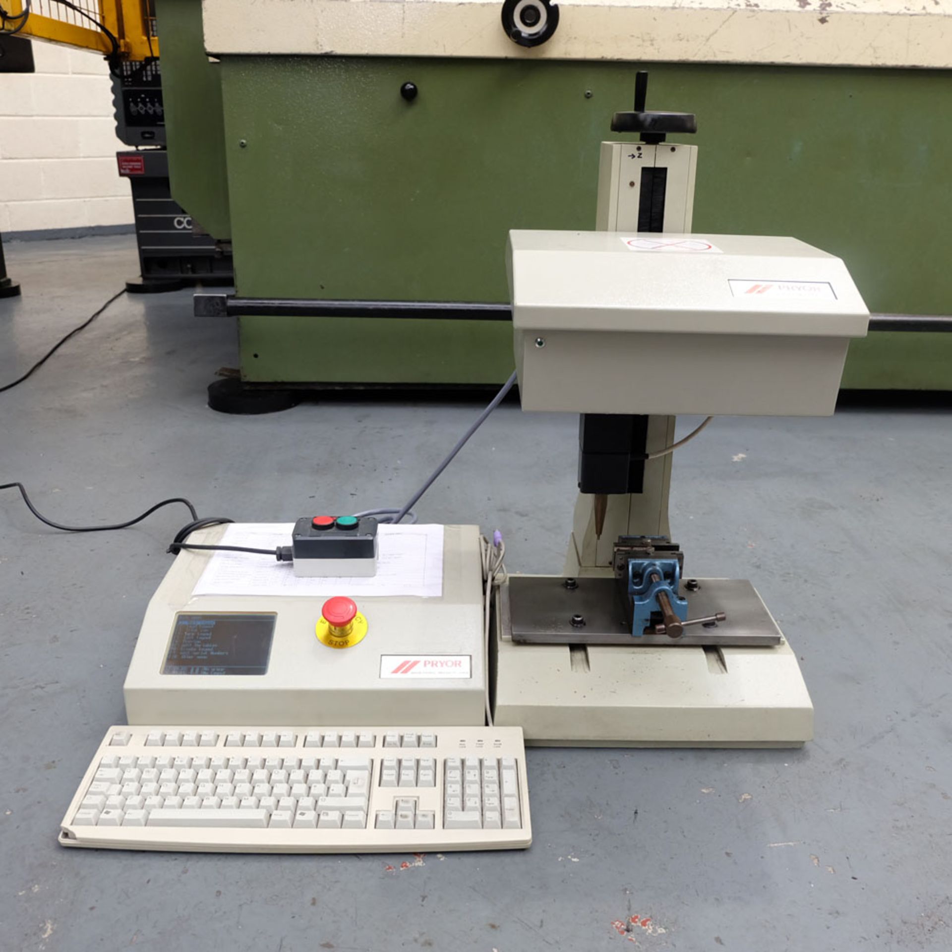 A PRYOR MARKTRONIC MULTIDOT 2068 Dot Marking Machine: Variable Force Control, Materials up to 62R,