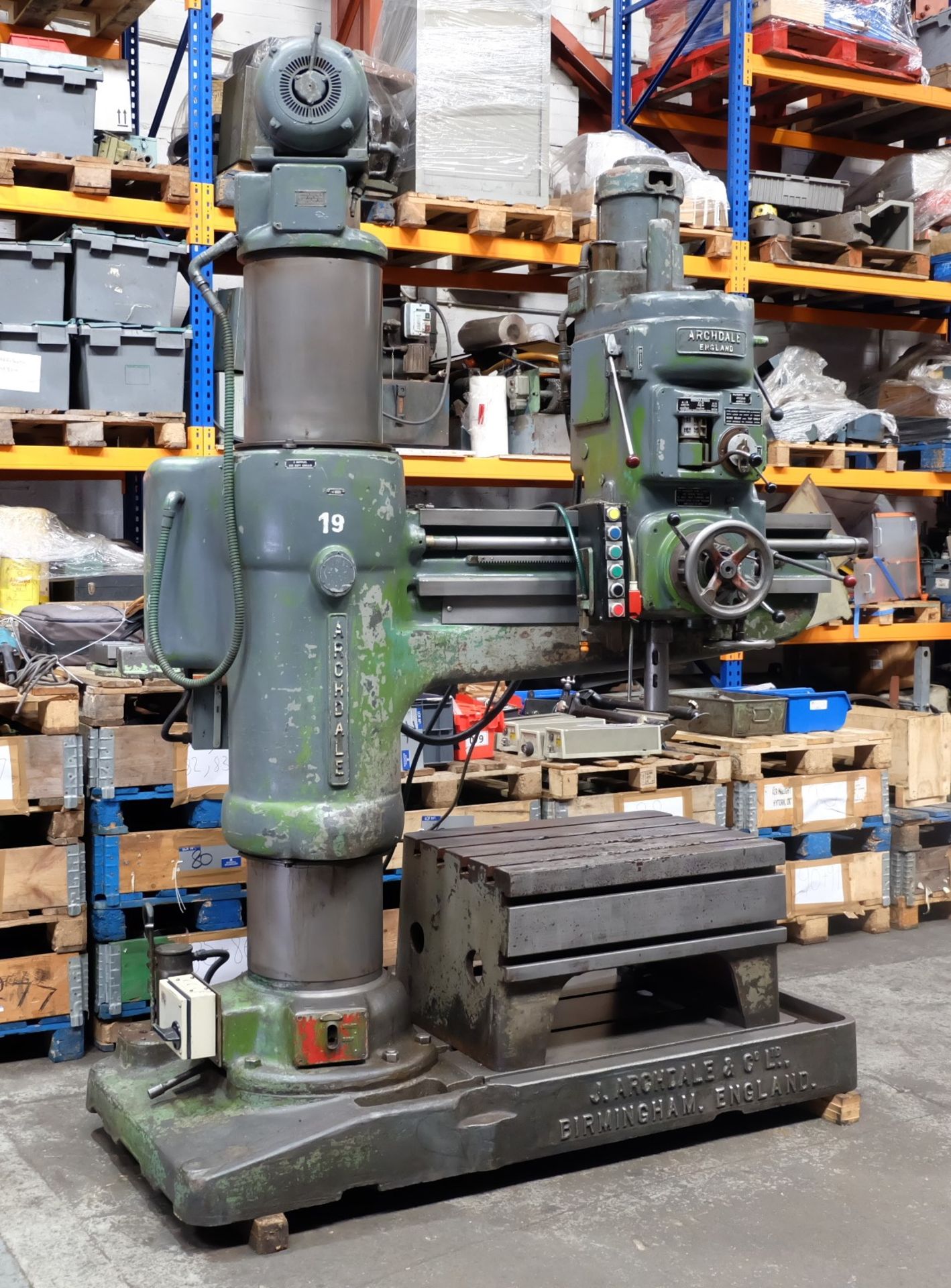 An Archdale 4ft Radial Arm Drill. - Image 3 of 11