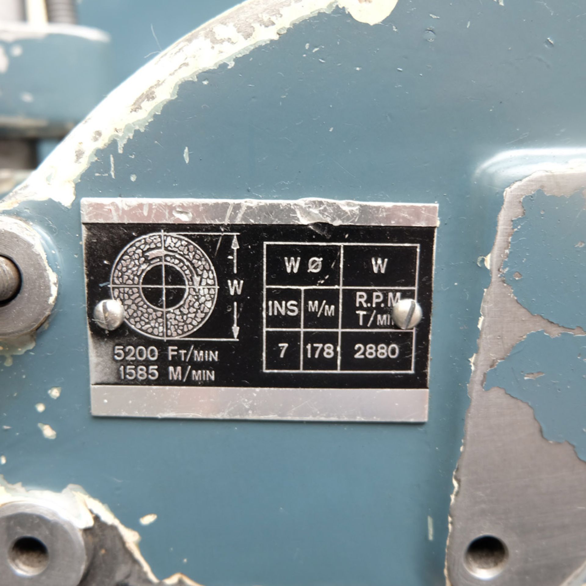 A JONES and SHIPMAN 540P Surface Grinder: Capacity 18in x 6in, Power Rise and Fall. - Image 7 of 7