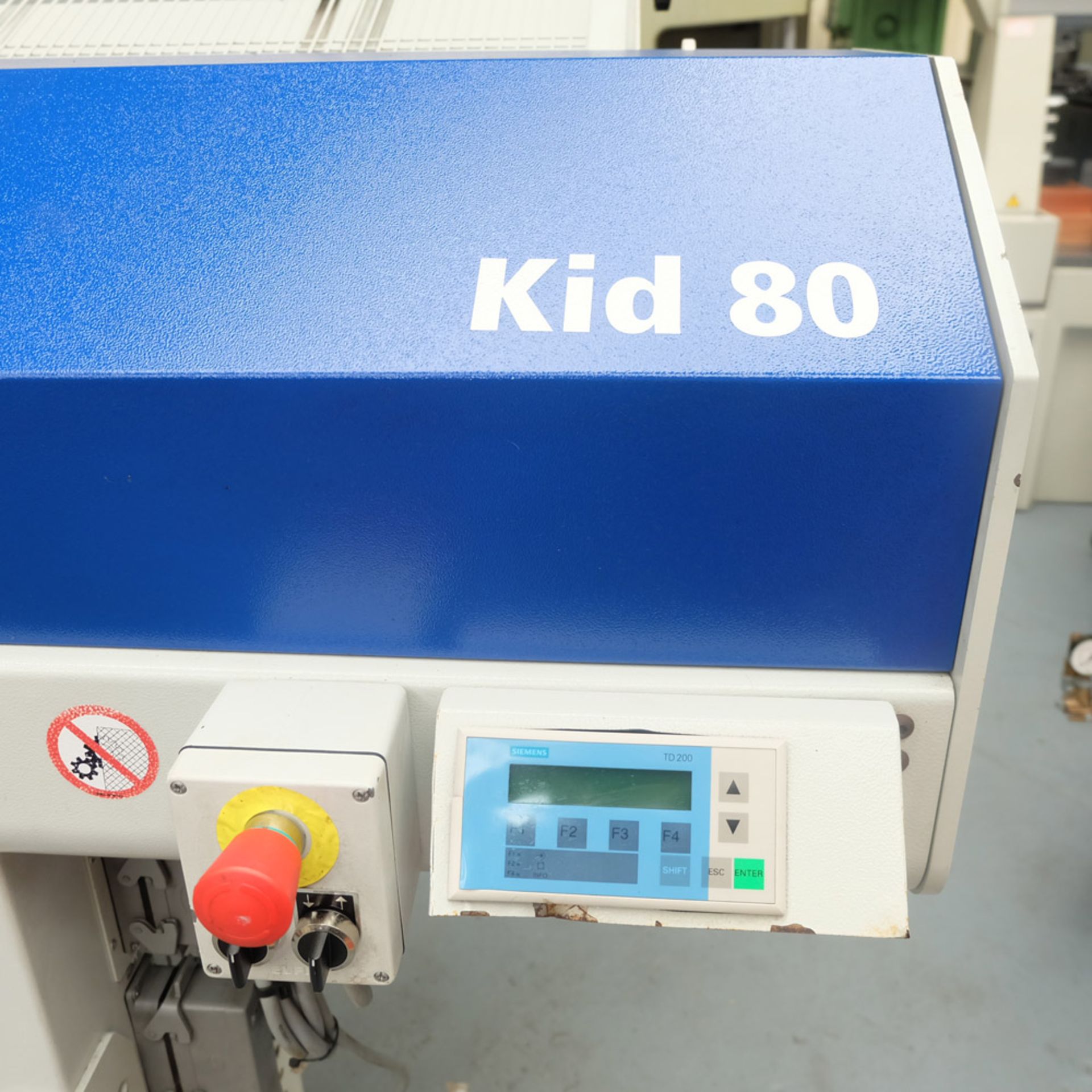 An IEMCA TYPE 16 MODEL KID 80 Short Bar Magazine Bar Feeder with Siemens TD200 Controls (2009). - Image 2 of 9