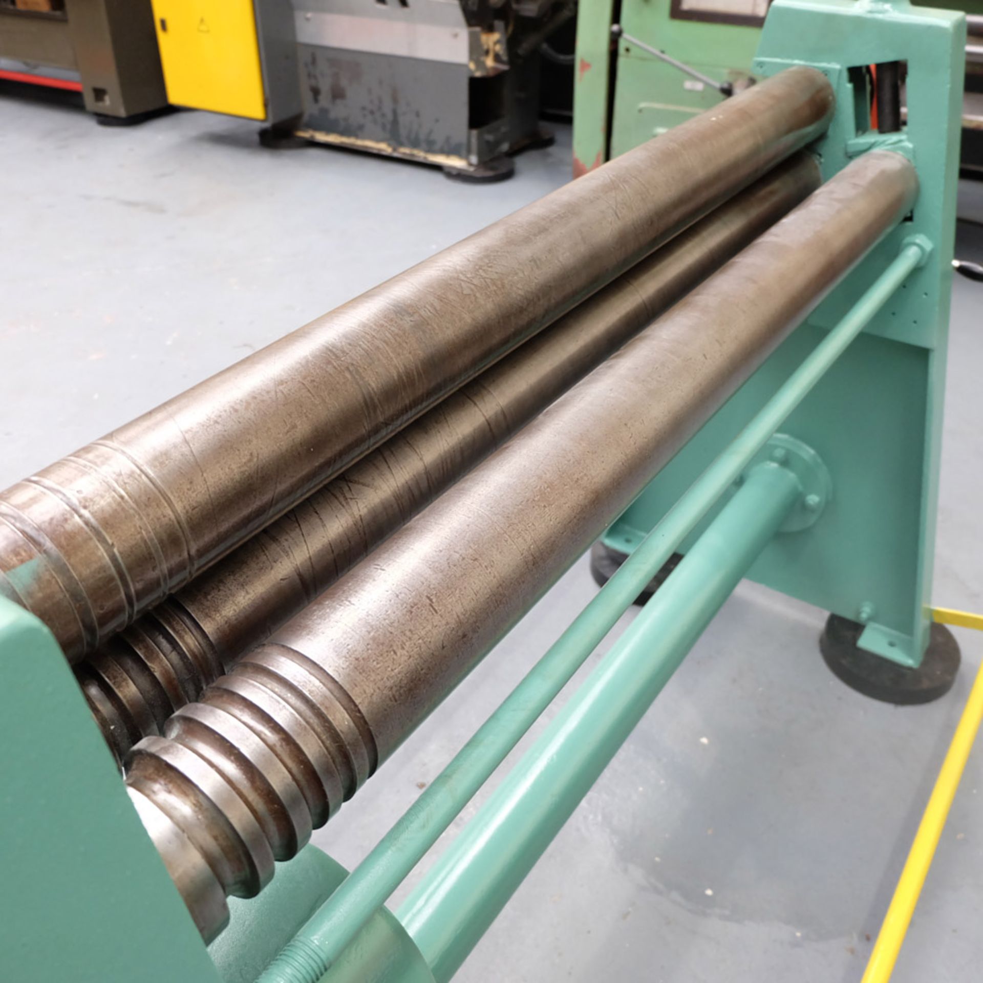 A Set of F.J. EDWARDS Motorised Initial Pinch Rolls: Length of Rolls 48in, Diameter of Rolls 4in. - Image 3 of 7