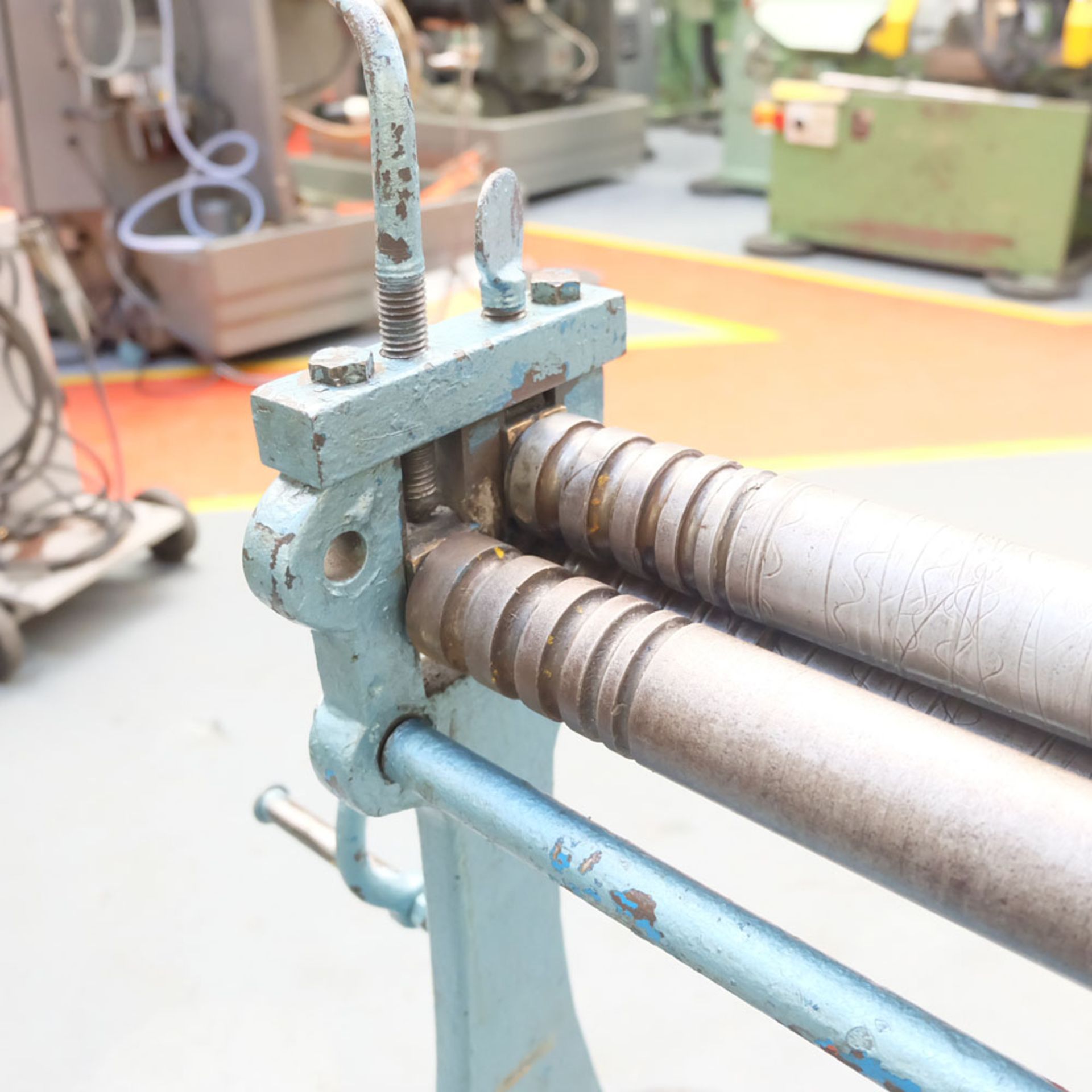 A Set of EDWARDS Initial Pinch Sheet Metal Rolls: Length of Rolls 30in, Diameter of Rolls 1.75in. - Image 5 of 6