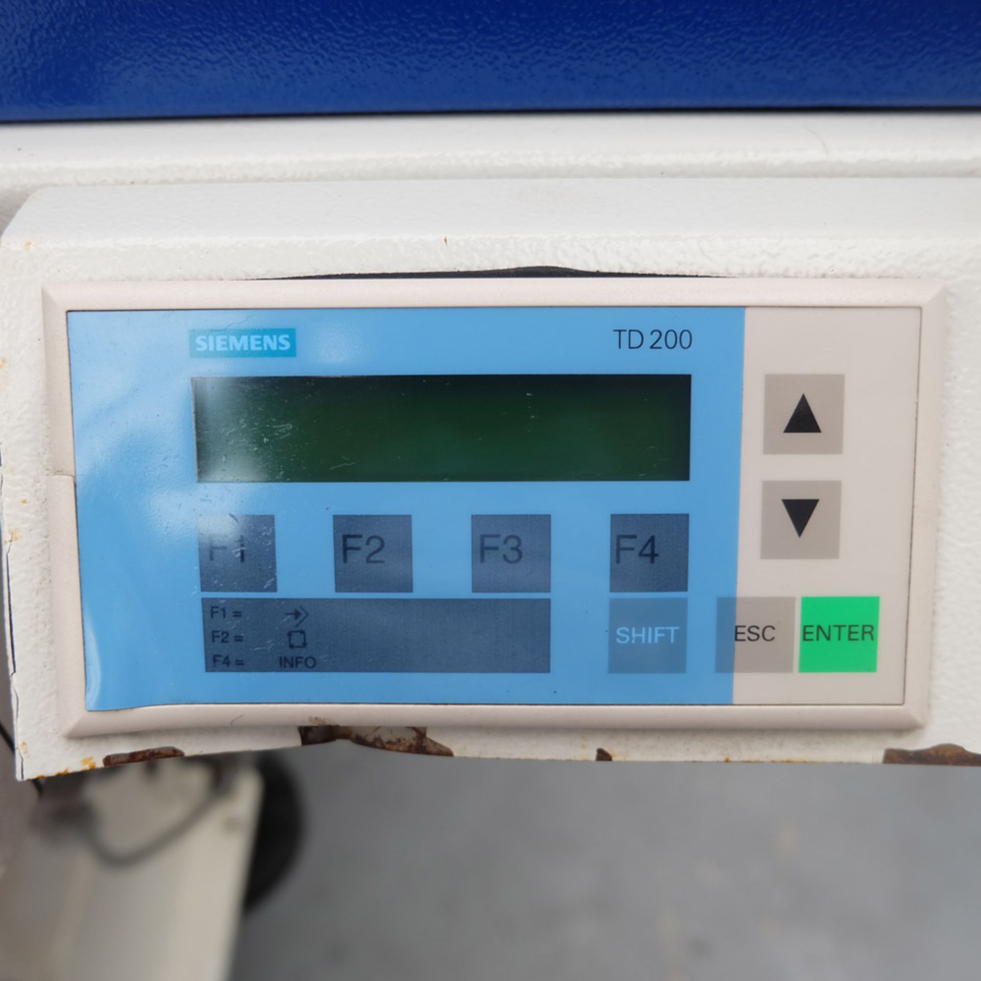 An IEMCA TYPE 16 MODEL KID 80 Short Bar Magazine Bar Feeder with Siemens TD200 Controls (2009). - Image 3 of 9