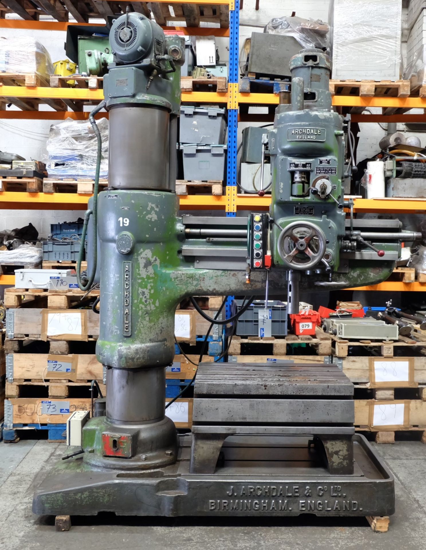 An Archdale 4ft Radial Arm Drill.