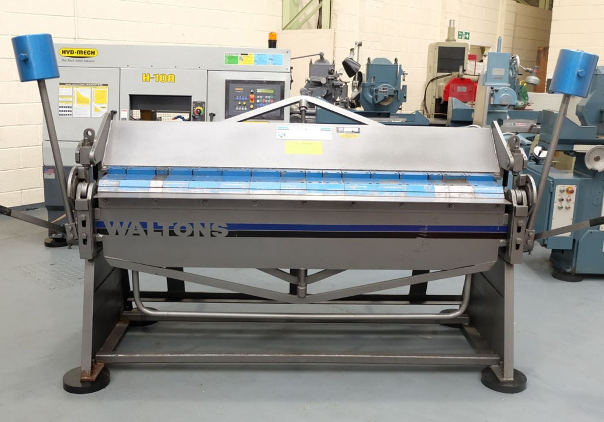 A WALTONS TYPE BPFM 80-14 Manual Sheet Metal Box and Pan Folding Machine, 80in x 14SWG.