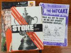 Vintage Parcel of Assorted Stoke City Football Programmes 1970/80/90's