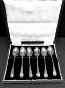 Cased Set Six Silver Spoons H Fisher & Co. c1911 Sheffield Weight 67.7g