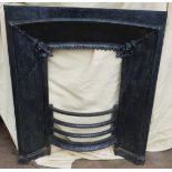 Antique Victorian Cast Iron Fire Surround