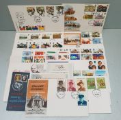 Parcel of 15 First Day Covers GB 1970's & 80's Includes Peter Rabbit Stamp