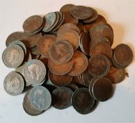 Collectable Coins 1kg Bag of British Pennies Victoria Edward VII George V George VI NO RESERVE