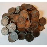 Collectable Coins 1kg Bag of British Pennies Victoria Edward VII George V George VI NO RESERVE