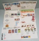 Parcel of 15 First Day Covers 1970's & 1980's Includes Peter Rabbit Stamp