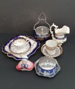 Antique Parcel Ceramics Includes Derby Cup & Saucer Early 1800's & Wedgwood