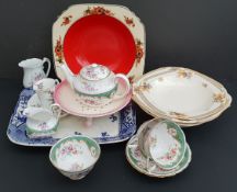 Antique Vintage Parcel of Ceramics Includes Enoch Wedgwood Hammersley China Chelson China & More