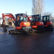 Kubota U55-4, 3056 hours