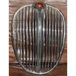 Vintage Jaguar Grill And 2.4 litre Badge