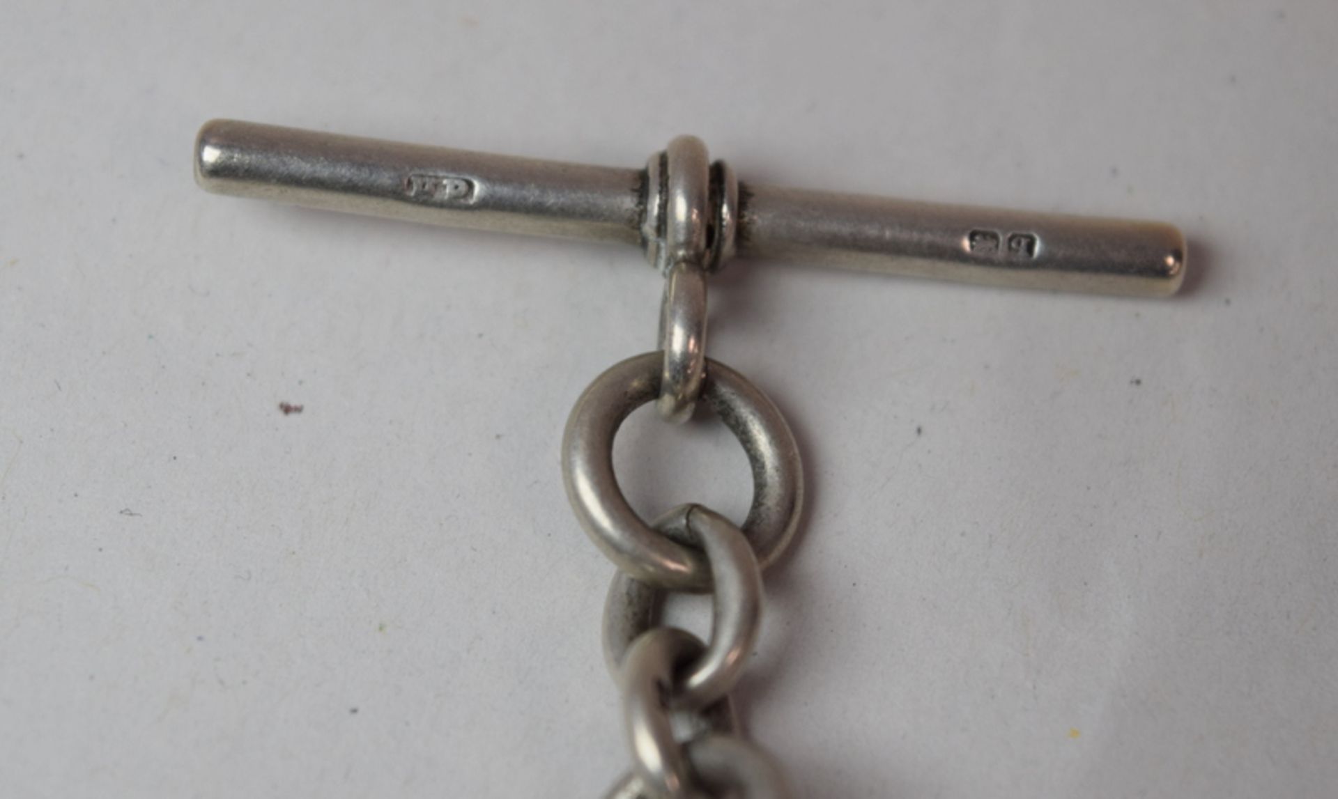 Two Victorian Silver Albert Watch Chains - Image 3 of 3