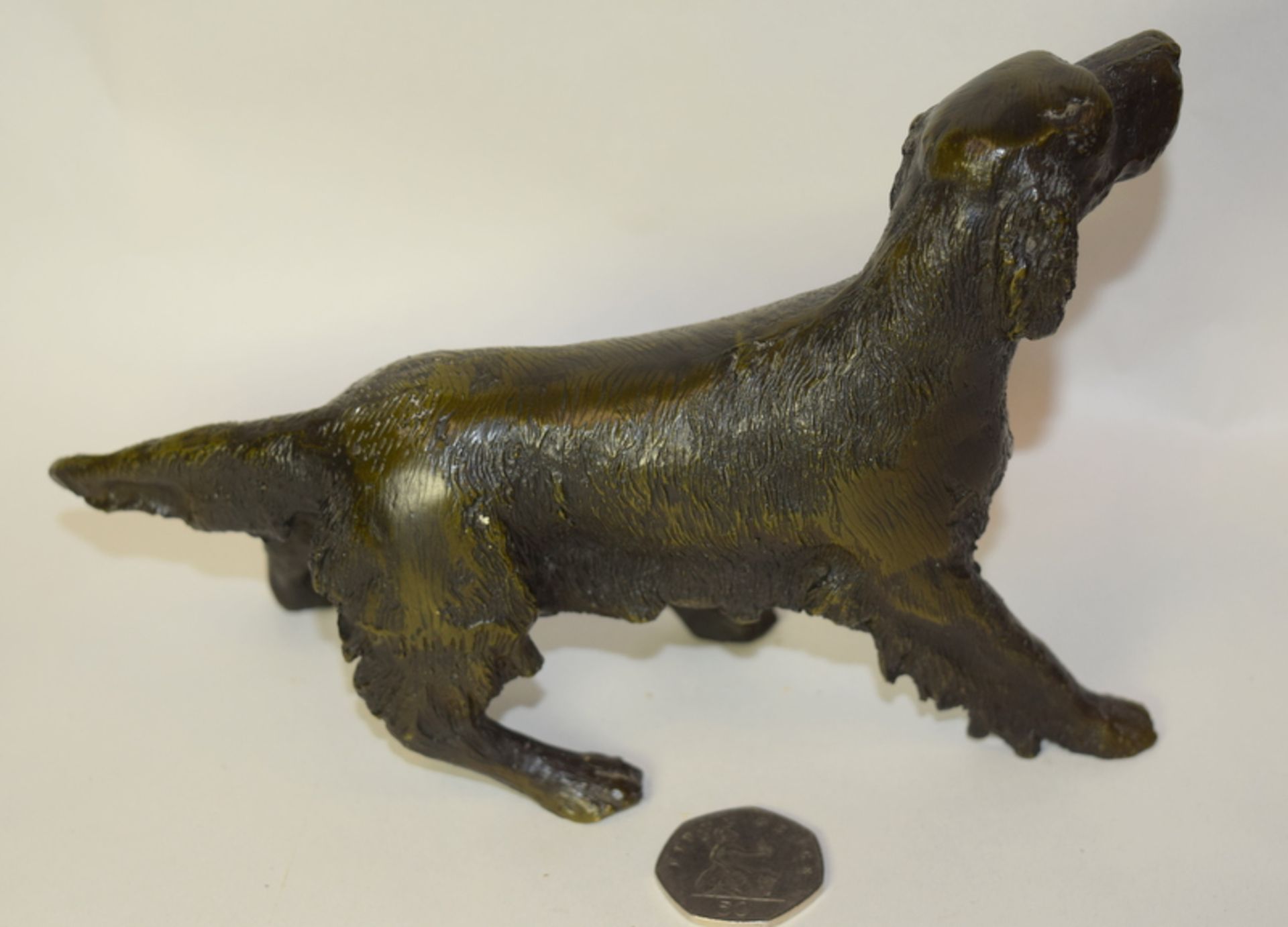 Bronze Setter Dog - Image 2 of 2