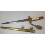 Excellent WW2 Kriegsmarine Officer's Dagger And Scabbard