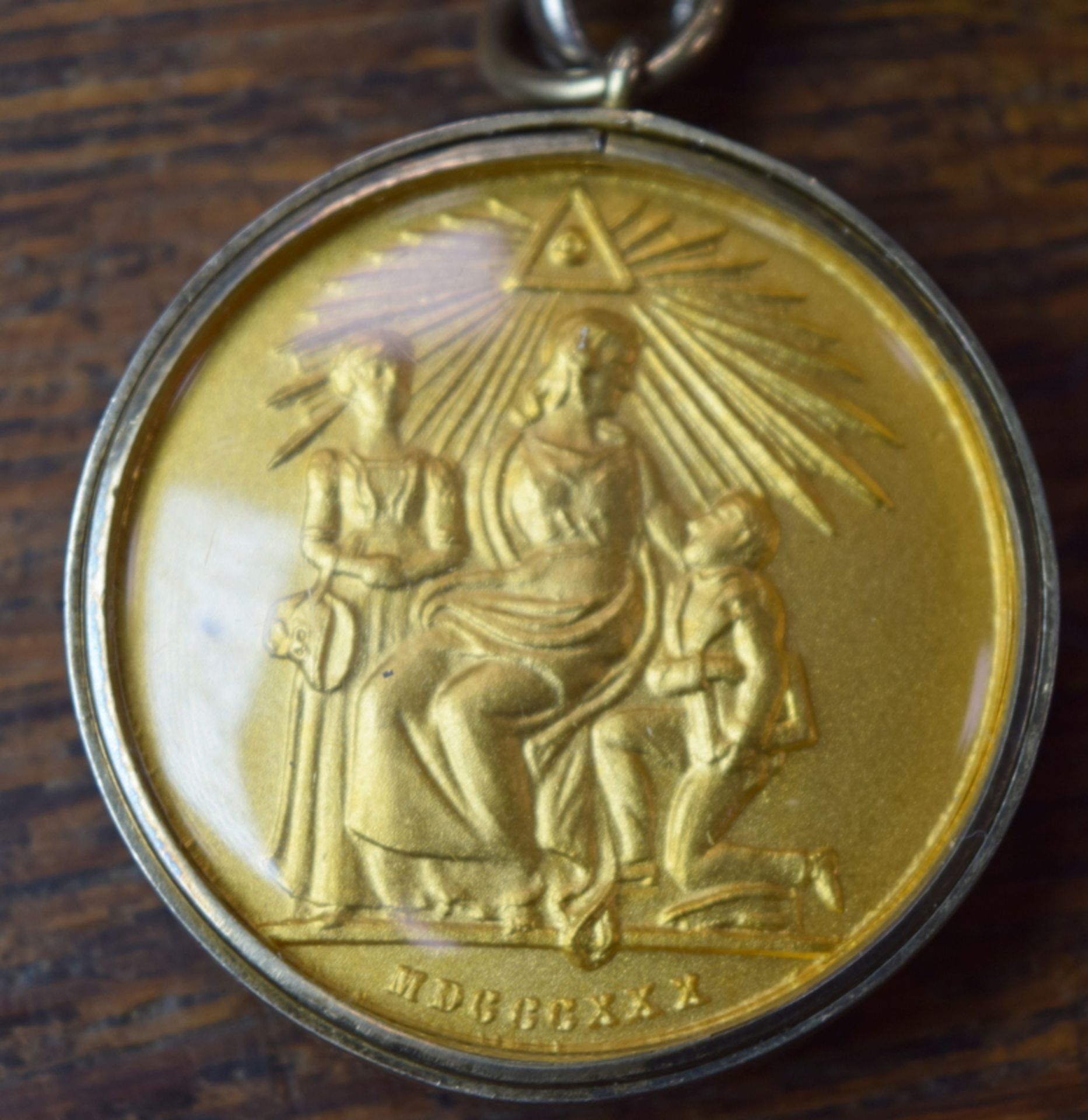 Collection Of 4 Silver And Gilt Masonic Medals, Jewels - Image 2 of 7
