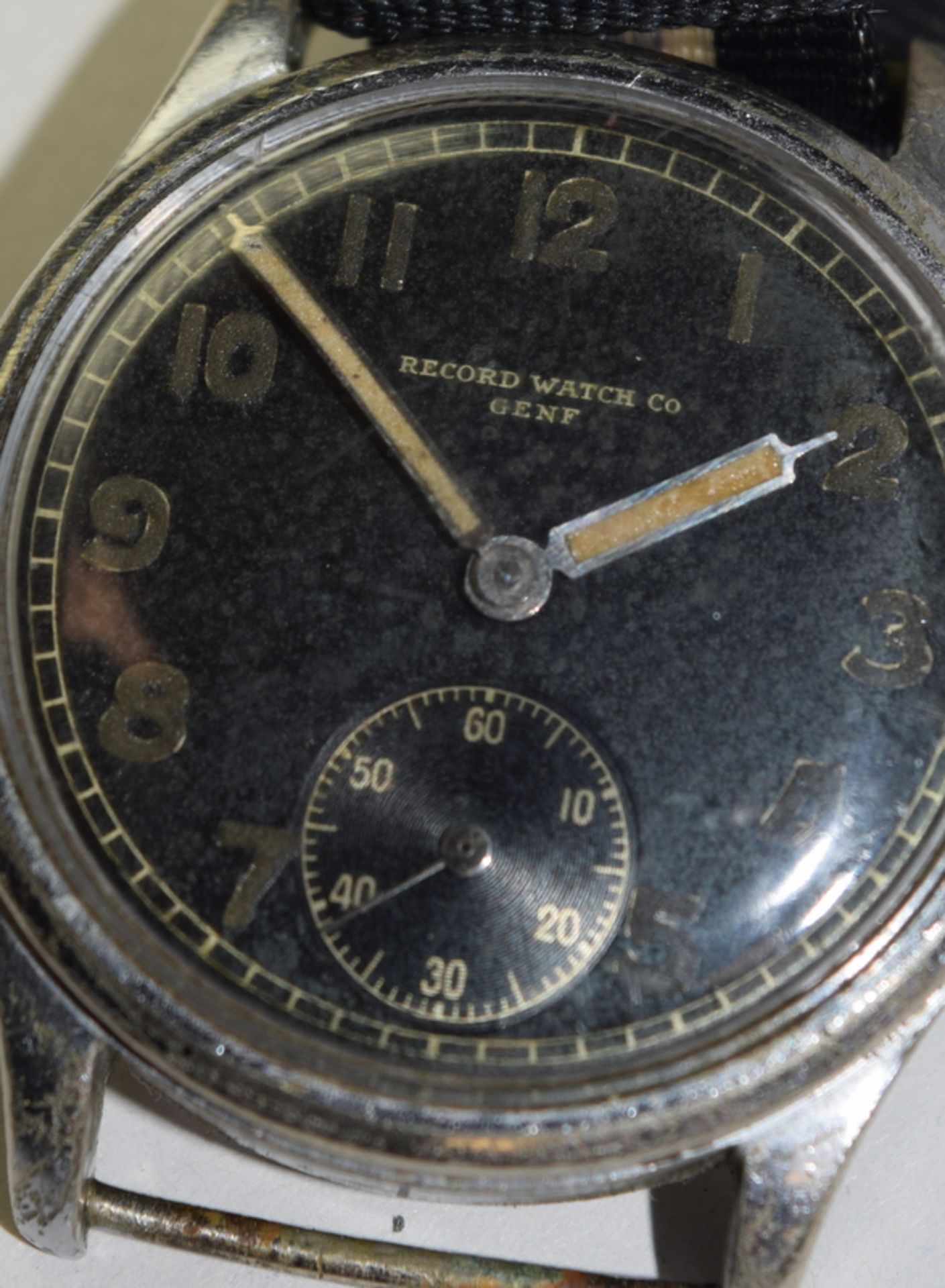 WW2 German Military Record Genf Watch