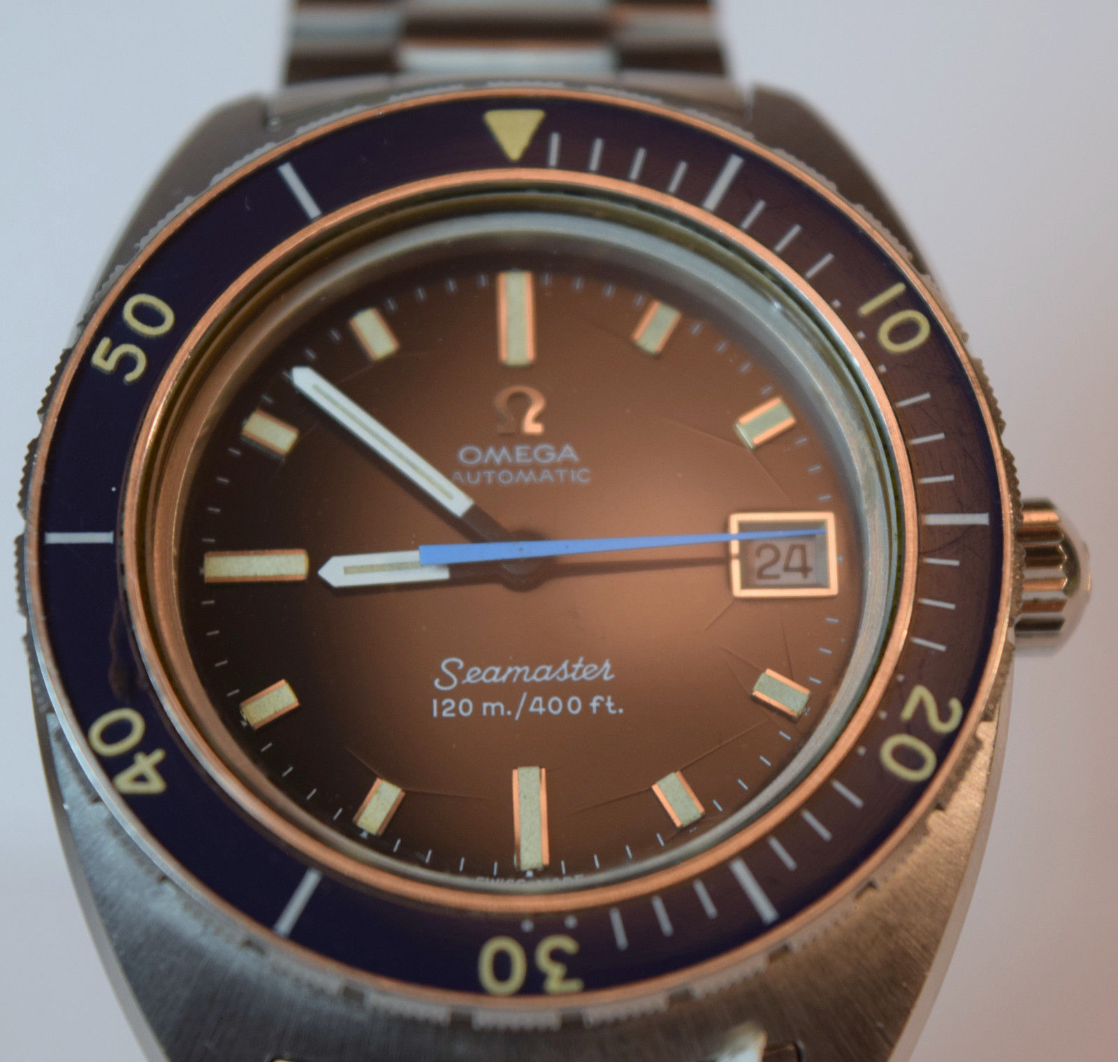 Rare Omega 120m Gent's Diver's Wristwatch - Image 3 of 10