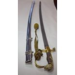 Excellent WW1 German Naval Officer's Dress Sword And Scabbard