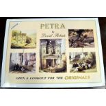 The Complete Collection of David Roberts Lithographs of Petra 1839 - 14 Paintings