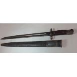 WW1 Lithgow Australian Bayonet And Scabbard