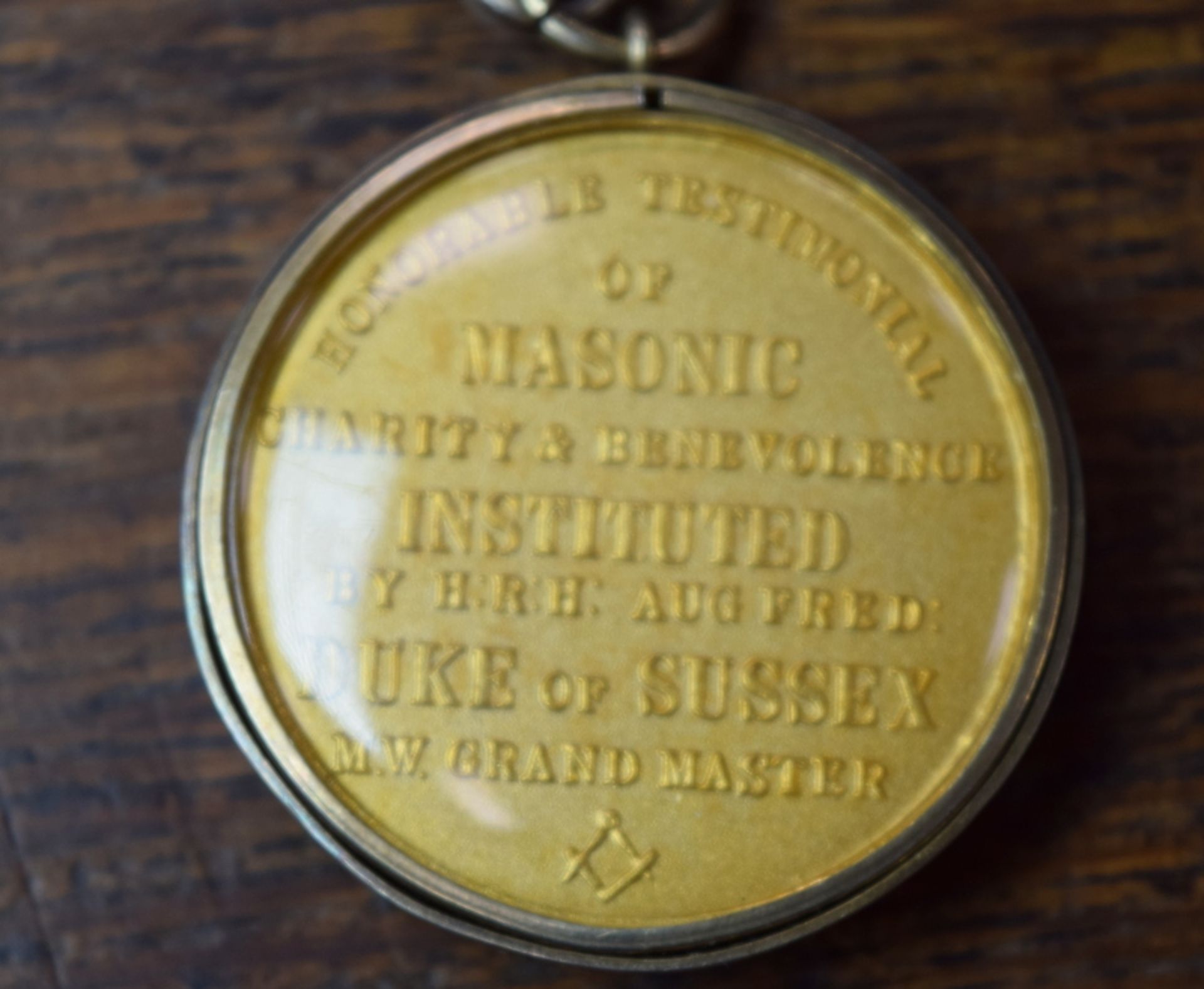 Collection Of 4 Silver And Gilt Masonic Medals, Jewels - Image 3 of 7